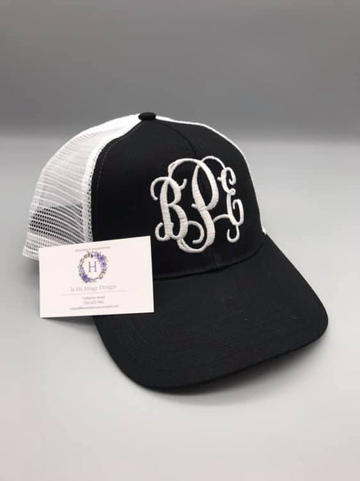 Monogrammed Woman's Trucker Hat