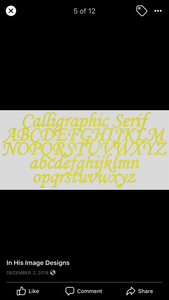 Standard Monograming add on