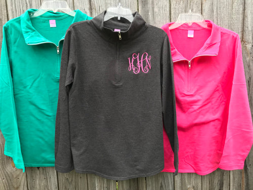 Monogrammed Pullover